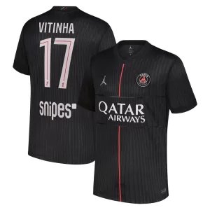 Camisolas Paris Saint-Germain Vitinha 17 Equipamento 4ª Jordan 25/26