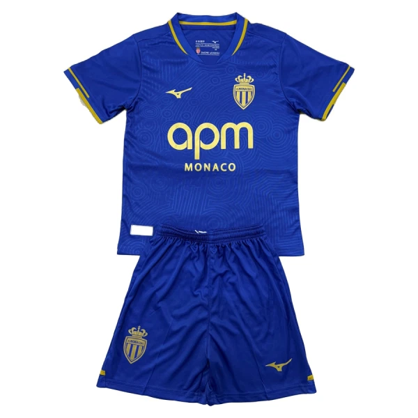 Camisolas AS Monaco Criança Equipamento Alternativo 25/26