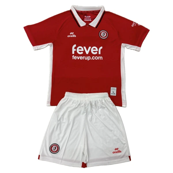 Camisolas Bristol City Criança Equipamento Principal 25/26 Camisolas Bristol City Criança Equipamento Principal 25/26