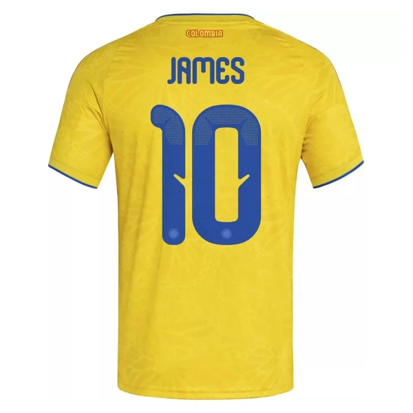 Camisolas Colômbia James 10 Equipamento Principal Mundial 2026