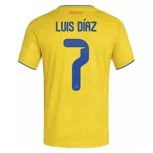 Camisolas Colômbia Luis Díaz 7 Equipamento Principal Mundial 2026