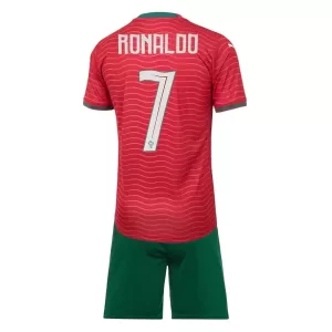 Camisolas Portugal Cristiano Ronaldo 7 Criança Equipamento Principal Mundial 2026