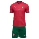 Camisolas Portugal Cristiano Ronaldo 7 Criança Equipamento Principal Mundial 2026
