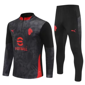 AC Milan Conjunto de Moletom de Treino 25/26 Preto