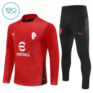 AC Milan Conjunto de Moletom de Treino Criança 25/26 Vermelho