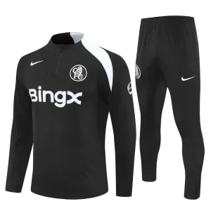 Chelsea Conjunto de Moletom de Treino 25/26 Preto Chelsea Conjunto de Moletom de Treino 25/26 Preto