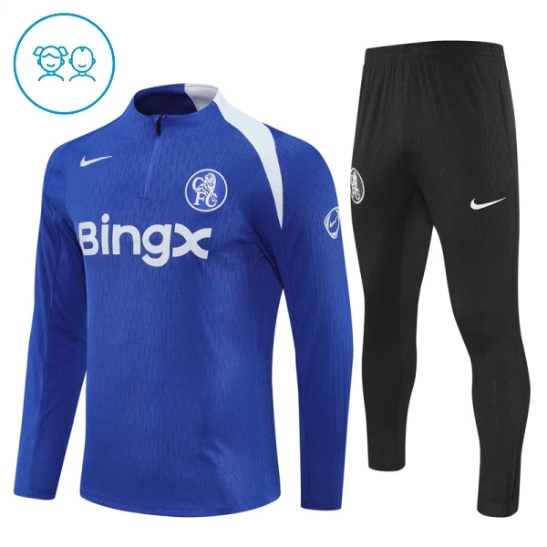 Chelsea Conjunto de Moletom de Treino Criança 25/26 Azul