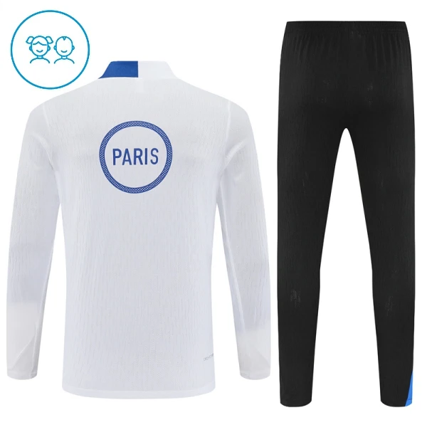 Paris Saint-Germain Conjunto de Moletom de Treino Criança 25/26 Branco