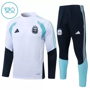 Argentina Conjunto de Moletom de Treino Criança 26/27 Branco