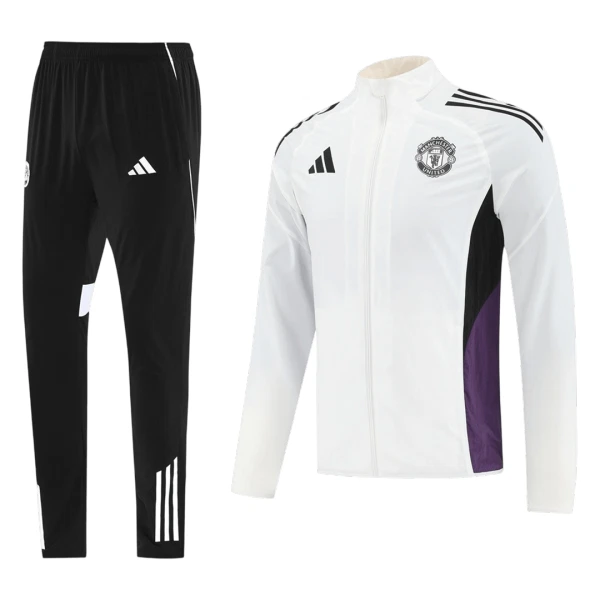 Manchester United Casaco de Treino Conjunto 25/26 Branco