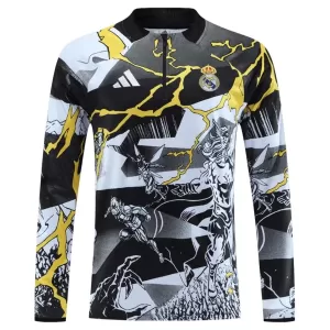 Real Madrid Marvel Conjunto de Moletom de Treino 26/27 Preto