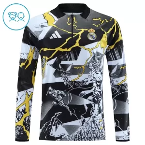 Real Madrid Marvel Conjunto de Moletom de Treino Criança 26/27 Preto