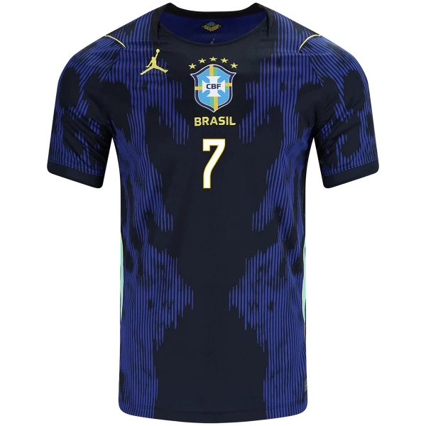 Camisolas Brasil Vinicius Junior 7 Equipamento Alternativo Mundial 2026