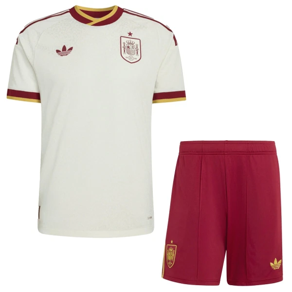 Camisolas Espanha Criança Equipamento Alternativo Mundial 2026