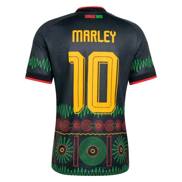 Camisolas Jamaica Bob Marley 10 Equipamento Alternativo Mundial 2026