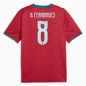 Camisolas Portugal Bruno Fernandes 8 Equipamento Principal Mundial 2026
