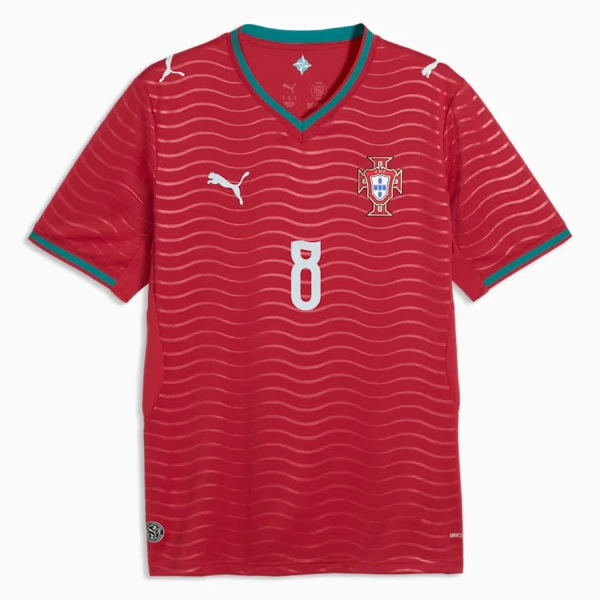 Camisolas Portugal Bruno Fernandes 8 Equipamento Principal Mundial 2026