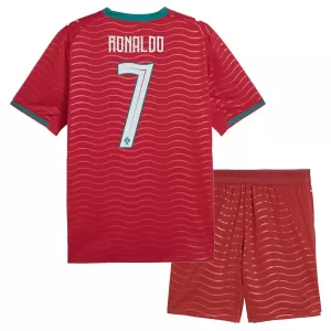 Camisolas Portugal Cristiano Ronaldo 7 Criança Equipamento Principal Mundial 2026