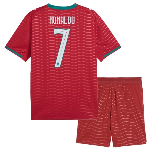 Camisolas Portugal Cristiano Ronaldo 7 Criança Equipamento Principal Mundial 2026