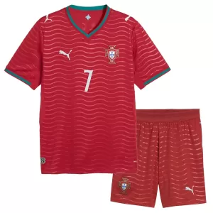 Camisolas Portugal Cristiano Ronaldo 7 Criança Equipamento Principal Mundial 2026