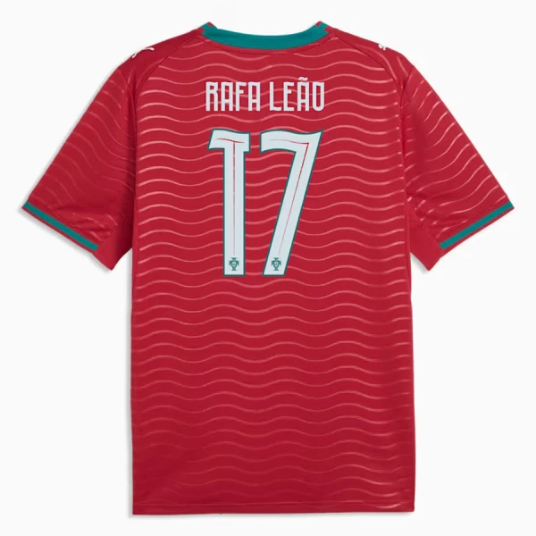 Camisolas Portugal Rafael Leão 17 Equipamento Principal Mundial 2026