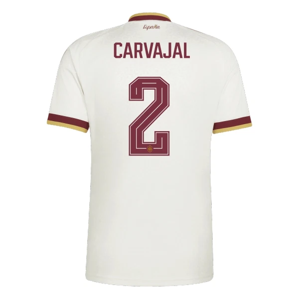 Camisolas Espanha Carvajal 2 Equipamento Alternativo Mundial 2026 Camisolas Espanha Carvajal 2 Equipamento Alternativo Mundial 2026