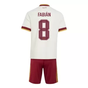 Camisolas Espanha Fabian 8 Criança Equipamento Alternativo Mundial 2026