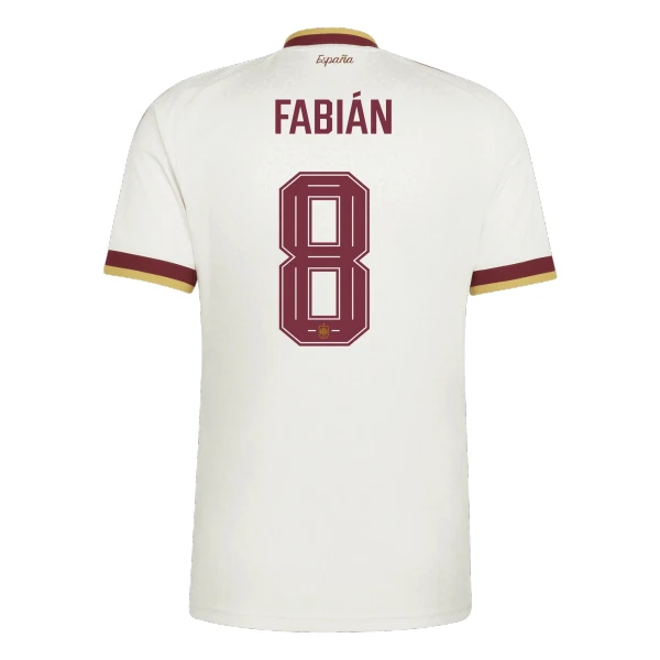 Camisolas Espanha Fabian 8 Equipamento Alternativo Mundial 2026