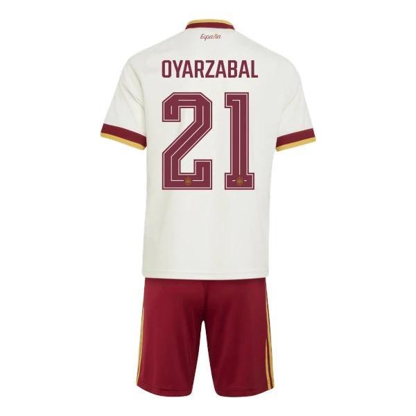 Camisolas Espanha Oyarzabal 21 Criança Equipamento Alternativo Mundial 2026
