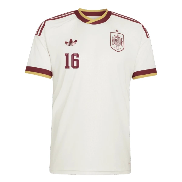 Camisolas Espanha Rodrigo Hernández 16 Equipamento Alternativo Mundial 2026