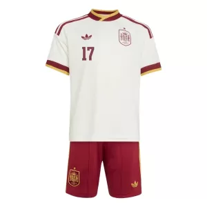 Camisolas Espanha Williams JR 17 Criança Equipamento Alternativo Mundial 2026