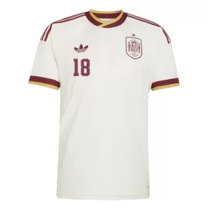 Camisolas Espanha Zubimendi 18 Equipamento Alternativo Mundial 2026
