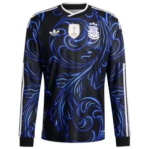 Camisolas Argentina Equipamento Alternativo Mundial 2026 Manga Comprida