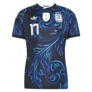Camisolas Argentina Garnacho 17 Equipamento Alternativo Mundial 2026