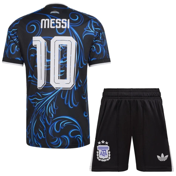Camisolas Argentina Lionel Messi 10 Criança Equipamento Alternativo Mundial 2026 Camisolas Argentina Lionel Messi 10 Criança Equipamento Alternativo Mundial 2026