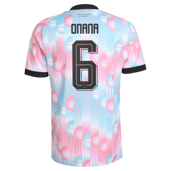 Camisolas Bélgica Onana 6 Equipamento Alternativo Mundial 2026