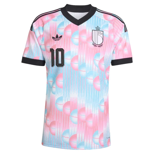 Camisolas Bélgica Romelu Lukaku 10 Criança Equipamento Alternativo Mundial 2026