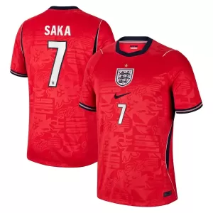 Camisolas Inglaterra Bukayo Saka 7 Equipamento Alternativo Mundial 2026
