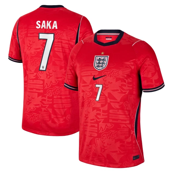 Camisolas Inglaterra Bukayo Saka 7 Equipamento Alternativo Mundial 2026 Camisolas Inglaterra Bukayo Saka 7 Equipamento Alternativo Mundial 2026