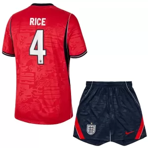 Camisolas Inglaterra Declan Rice 4 Criança Equipamento Alternativo Mundial 2026