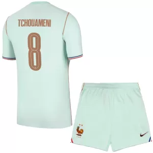 Camisolas França Aurélien Tchouaméni 8 Criança Equipamento Alternativo Mundial 2026