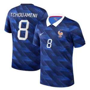 Camisolas França Aurélien Tchouaméni 8 Equipamento Principal Mundial 2026