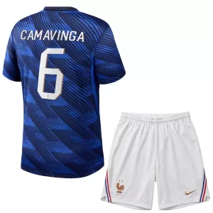 Camisolas França Eduardo Camavinga 6 Criança Equipamento Principal Mundial 2026