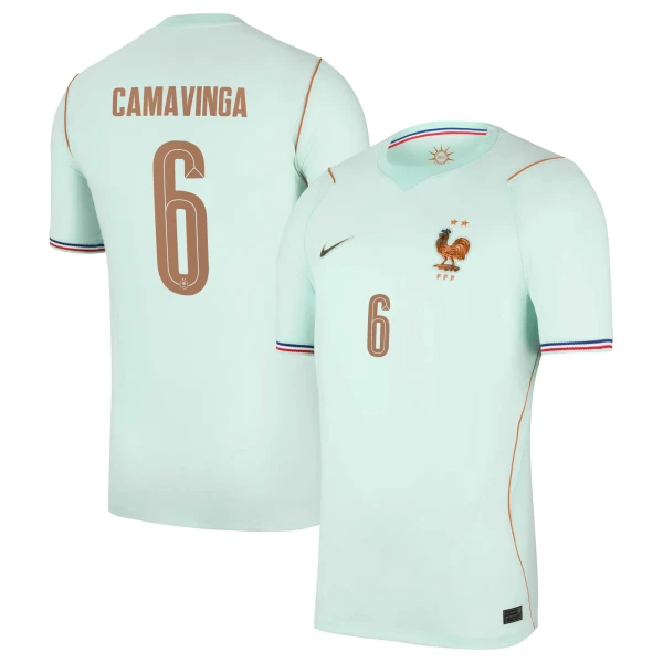 Camisolas França Eduardo Camavinga 6 Equipamento Alternativo Mundial 2026