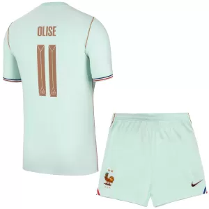 Camisolas França Olise 11 Criança Equipamento Alternativo Mundial 2026