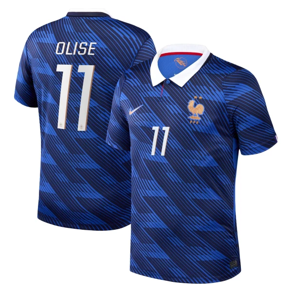 Camisolas França Olise 11 Equipamento Principal Mundial 2026