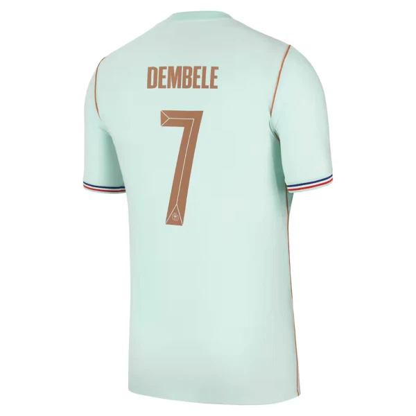 Camisolas França Ousmane Dembélé 7 Criança Equipamento Alternativo Mundial 2026