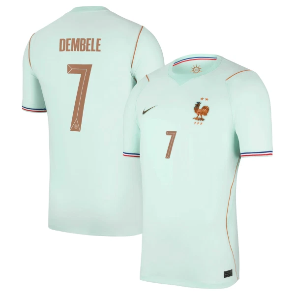 Camisolas França Ousmane Dembélé 7 Equipamento Alternativo Mundial 2026
