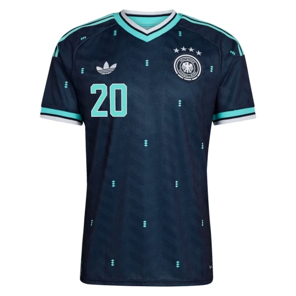 Camisolas Alemanha Gnabry 20 Equipamento Alternativo Mundial 2026