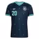 Camisolas Alemanha Gnabry 20 Equipamento Alternativo Mundial 2026